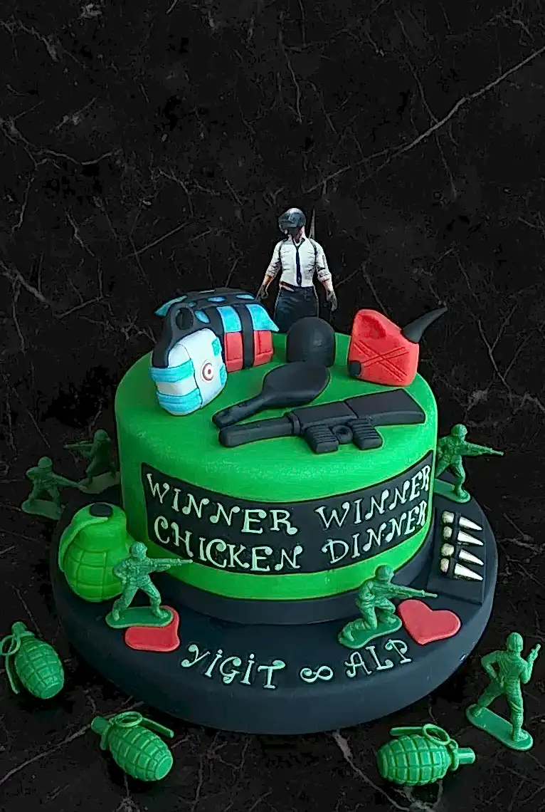 Asker Temalı RR009 Çocuk Doğum Günü Pastası – Royal Pastanesi Bodrum